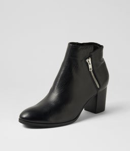 DOROTHEE DF BLACK BLACK HEEL LEATHER