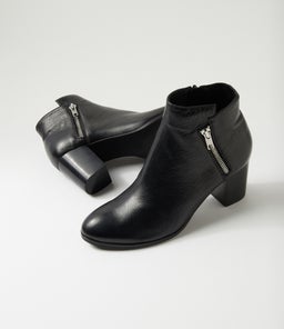 DOROTHEE DF BLACK BLACK HEEL LEATHER