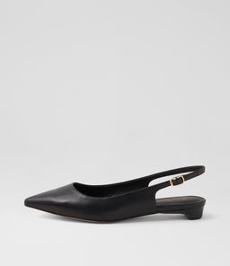 DESUET DF BLACK BLACK HEEL LEATHER