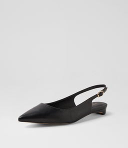 DESUET DF BLACK BLACK HEEL LEATHER