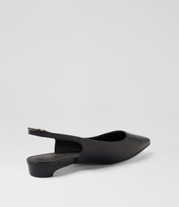 DESUET DF BLACK BLACK HEEL LEATHER