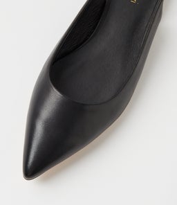 DESUET DF BLACK BLACK HEEL LEATHER