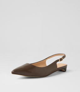 DESUET DF CHOC DK BROWN HEEL LEATHER