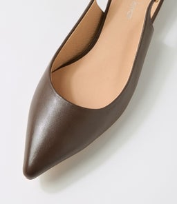 DESUET DF CHOC DK BROWN HEEL LEATHER