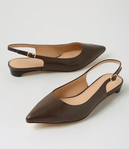 DESUET DF CHOC DK BROWN HEEL LEATHER