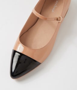 DOCAL DF BLACK CAFE PATENT LEATHER
