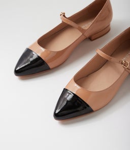DOCAL DF BLACK CAFE PATENT LEATHER