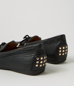 ELINEY DF BLACK LEATHER