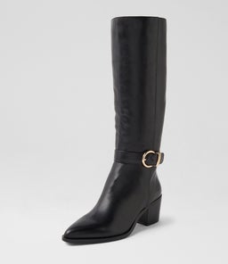 FARALLY DF BLACK LEATHER