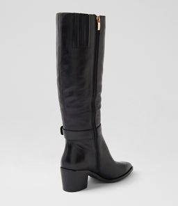 FARALLY DF BLACK LEATHER