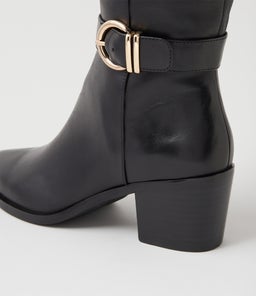FARALLY DF BLACK LEATHER