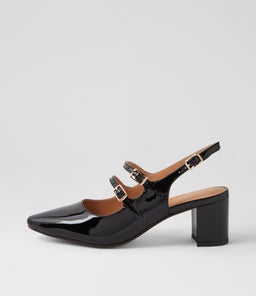 LIVRE DF BLACK PATENT LEATHER