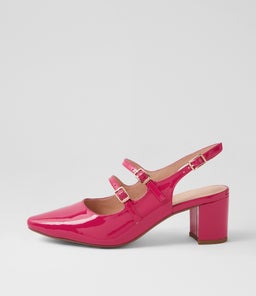 LIVRE DF DEEP PINK PATENT LEATHER