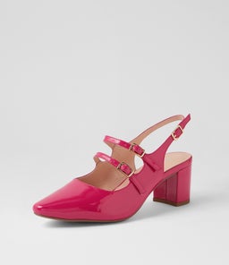 LIVRE DF DEEP PINK PATENT LEATHER