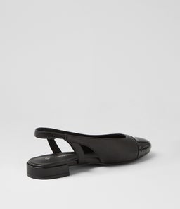 PASCALA DF BLACK BLACK PATENT LEATHER