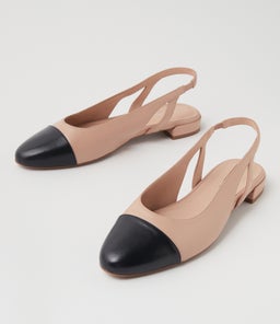PASCALA DF BLACK NUDE LEATHER