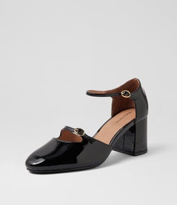 RONDI DF BLACK PATENT LEATHER