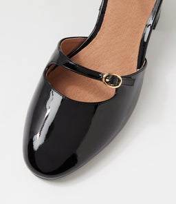 RONDI DF BLACK PATENT LEATHER