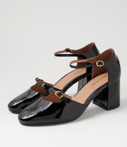 RONDI DF BLACK PATENT LEATHER