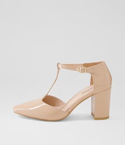 SONELEY DF DK NUDE PATENT LEATHER