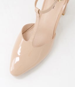 SONELEY DF DK NUDE PATENT LEATHER