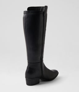 ZOOSE DF BLACK LEATHER STRETCH SMOOTH