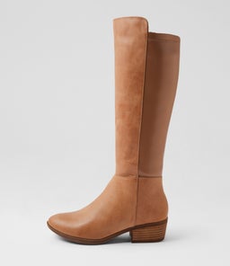 ZOOSE DF LT TAN LEATHER STRETCH SMOOTH