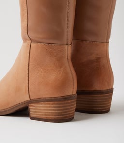 ZOOSE DF LT TAN LEATHER STRETCH SMOOTH