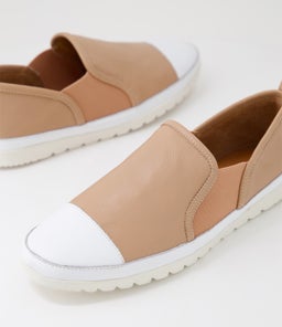 ALAINAH DF WHITE LATTE LEATHER