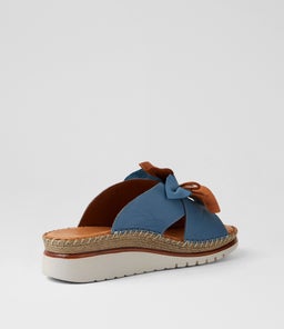INTREEGE DF DENIM TAN LEATHER