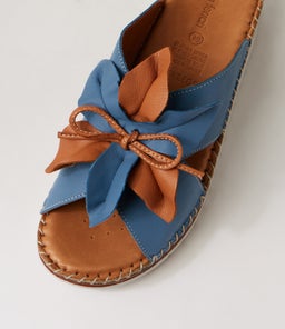 INTREEGE DF DENIM TAN LEATHER