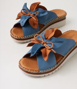 INTREEGE DF DENIM TAN LEATHER