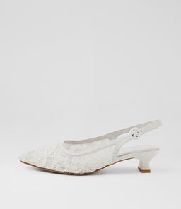 JAYLYN DF PEARL BRAID MESH SUEDE