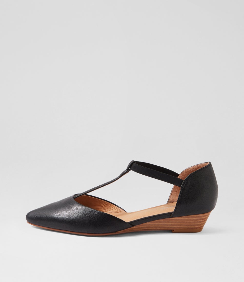 Pepps Black Natural Leather Heels Pepps Black Natural Leather Heels