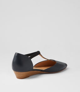 PEPPS DF NAVY NATURAL HEEL LEATHER