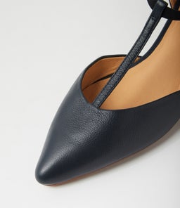 PEPPS DF NAVY NATURAL HEEL LEATHER