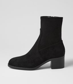 ADIRNA DF BLACK BLACK HEEL STRETCH MICROSUEDE