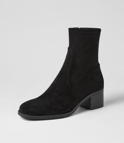ADIRNA DF BLACK BLACK HEEL STRETCH MICROSUEDE