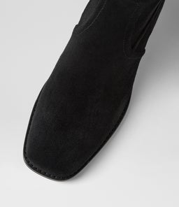 ADIRNA DF BLACK BLACK HEEL STRETCH MICROSUEDE