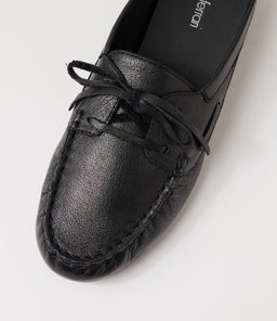 EBUNI DF BLACK LEATHER