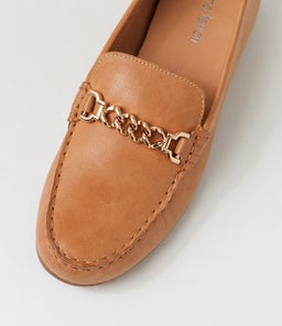 EROLL DF LT TAN LEATHER