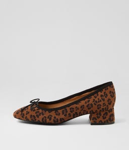 Mallet Leopard Suede Heels Mallet Leopard Suede Heels