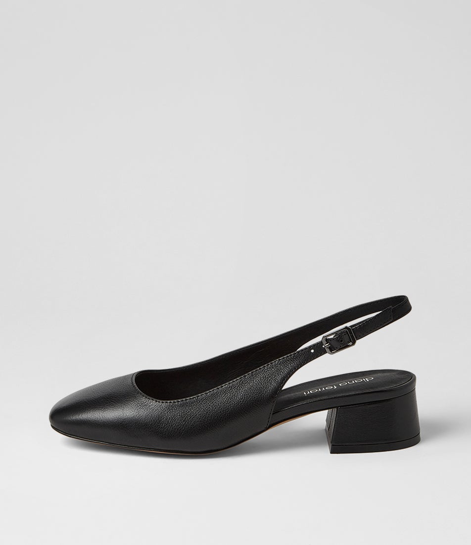 Mamia Black Leather Heels Mamia Black Leather Heels