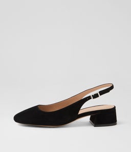 Mamia Black Suede Heels Mamia Black Suede Heels