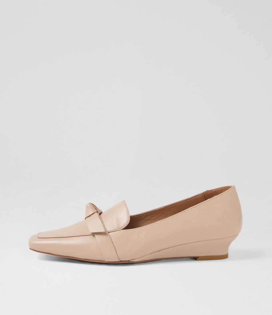 Potony Stone Leather Heels