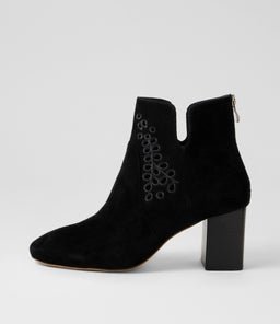 Spesh Black Suede Ankle Boots Spesh Black Suede Ankle Boots