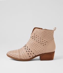 Zally Cappuccino Leather Ankle Boots Zally Cappuccino Leather Ankle Boots