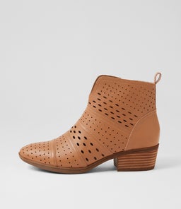 ZALLY DF DK TAN LEATHER