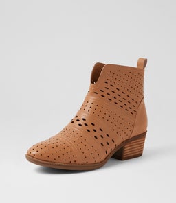 ZALLY DF DK TAN LEATHER