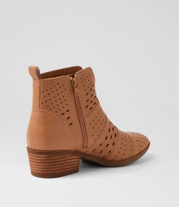 ZALLY DF DK TAN LEATHER